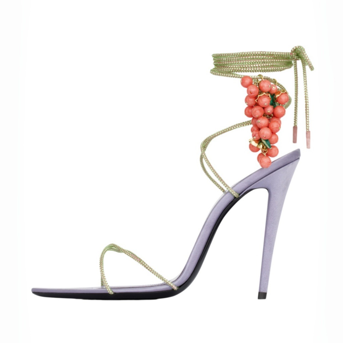 Rhinestone Sandal Women - Women's 3D Fruit Embellished Rhinestone Wrap