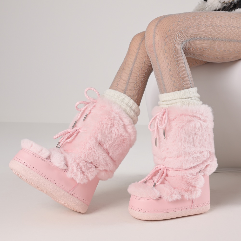 Furry Boots For Women Round To - Women'S Shoes For Fall recension och pris