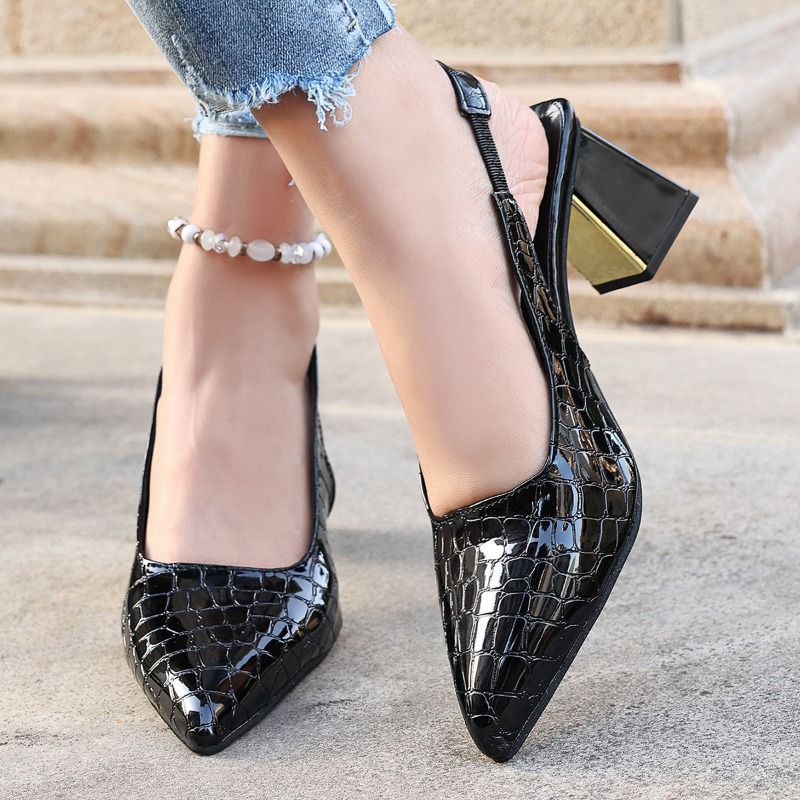 Summer High Heels Sandals Wome - Women Shoes Black recension och pris