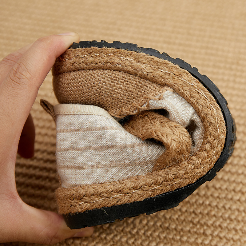 Careaymade-Women Striped Linen - Women'S Shoes Vegan recension och pris