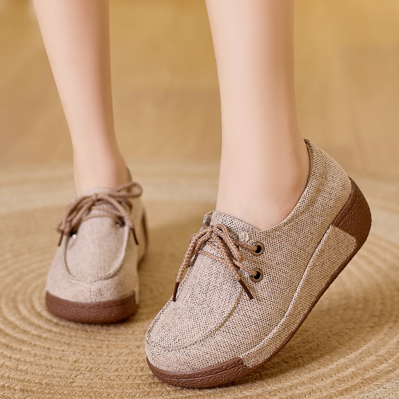Women's Round Toe Platform Moc - Women'S Shoes For Fall recension och pris