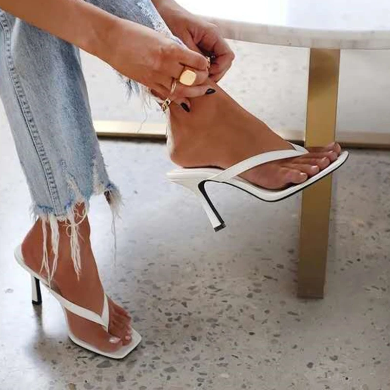 Stylish Women's Heel Flip Flop - Women Shoes Black recension och pris