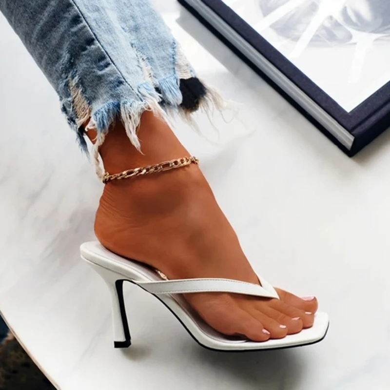 Stylish Women's Heel Flip Flop - Women Shoes Black recension och pris