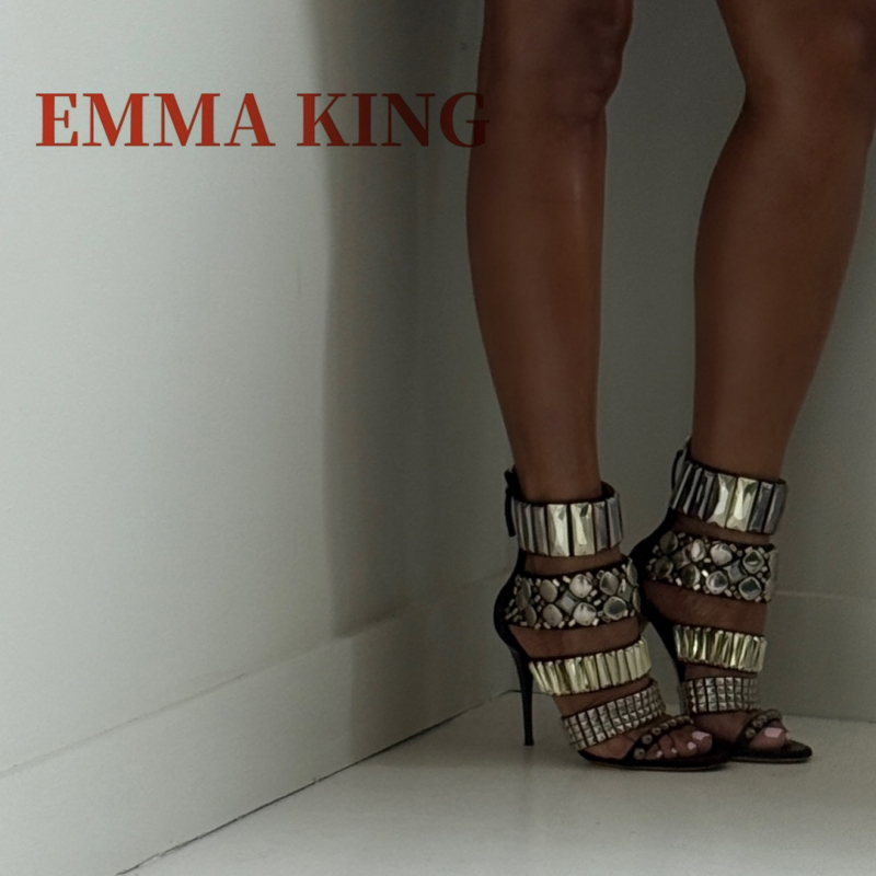 Black Embellished Ankle Strap  - Rhinestone Sandal Women recension och pris