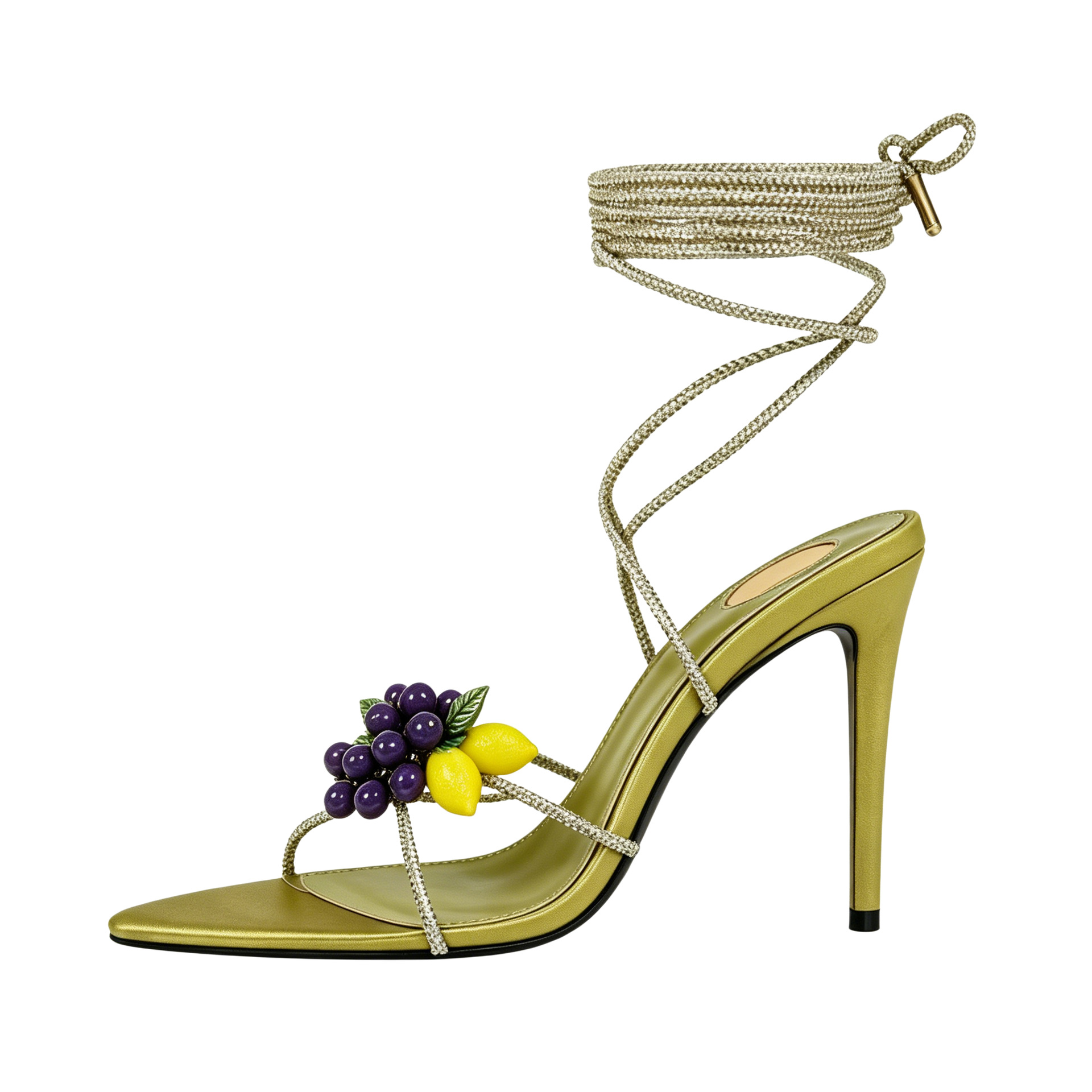 Women's 3D Fruit Embellished R - Rhinestone Sandal Women recension och pris