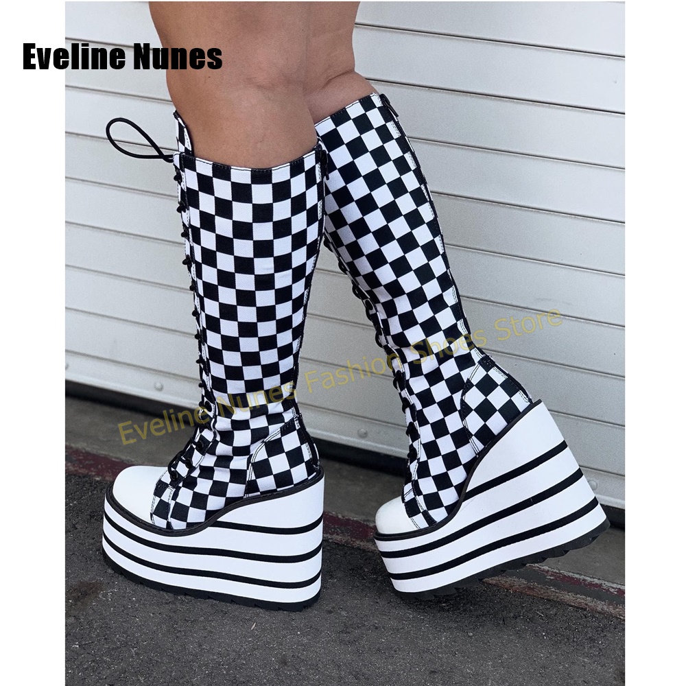 Women Pink White Checkerboard  - Women'S Shoes Y2K recension och pris