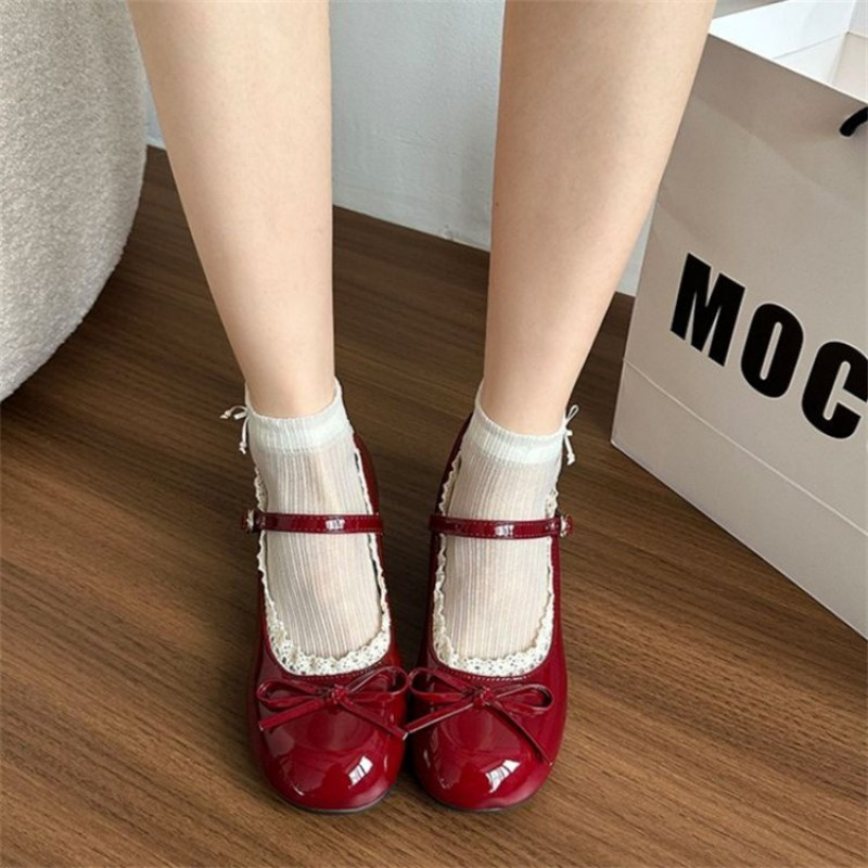 2026 Spring/Fall Women's High- - Women'S Shoes Burgundy recension och pris