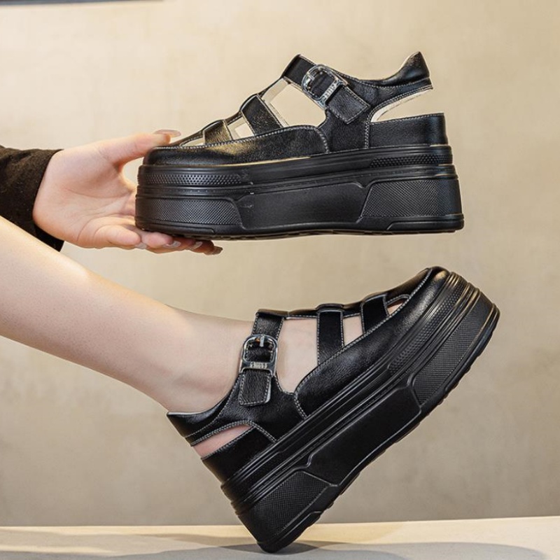 8.5cm Hollow Full Cow Genuine  - Wedge Heeled Sneaker recension och pris