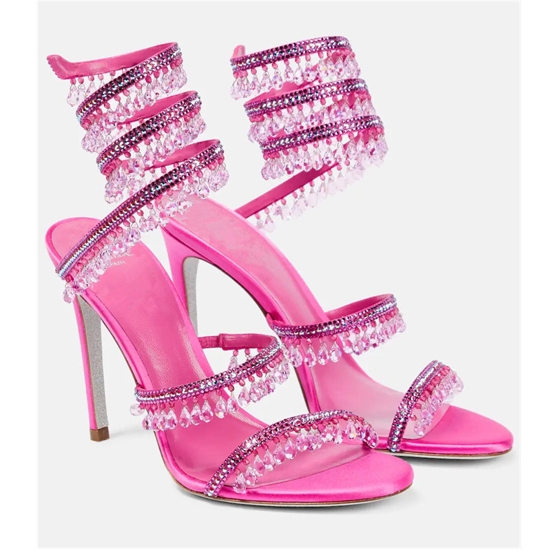 2026 Women's High Heels New Rh - Rhinestone Sandal Women recension och pris