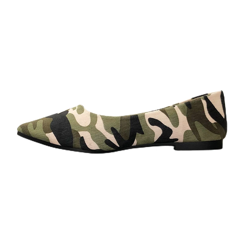 Lady Camouflage Bow Flats For  - Women'S Shoes For Wide Feet recension och pris
