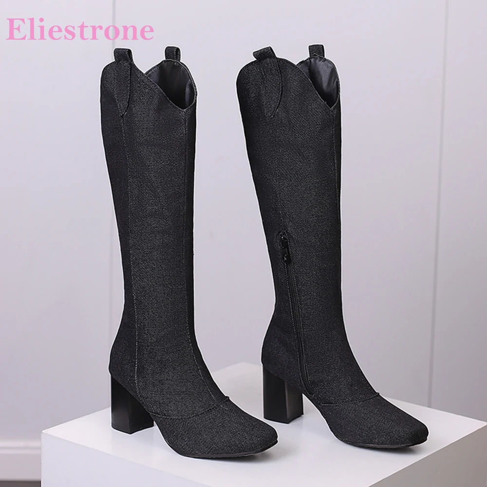 New Winter Black Blue Women Kn - Women'S Shoes In Size 12 recension och pris
