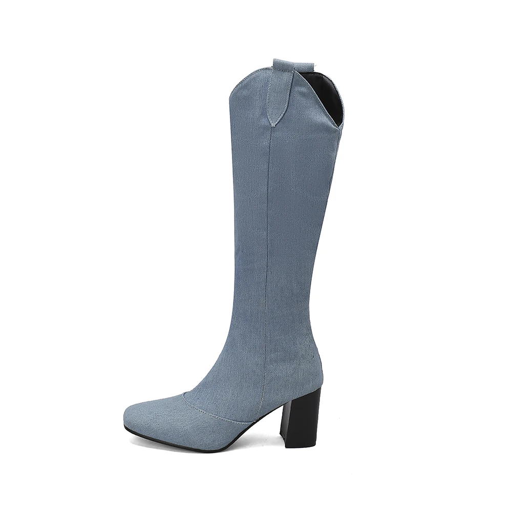 New Winter Black Blue Women Kn - Women'S Shoes In Size 12 recension och pris