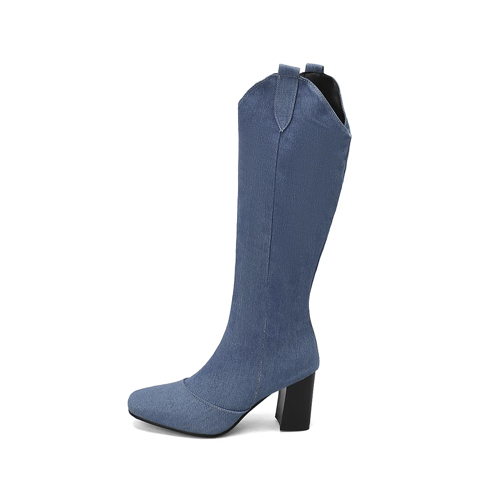 New Winter Black Blue Women Kn - Women'S Shoes In Size 12 recension och pris