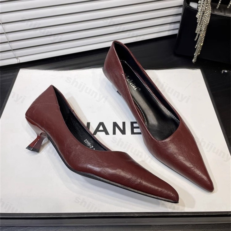 Women's High Heels Patent Leat - Women'S Shoes Burgundy recension och pris
