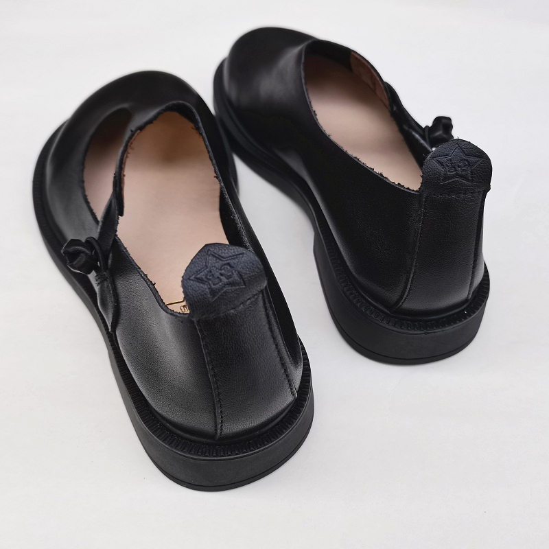 Careaymade-Genuine Leather Big - Women Shoes Black recension och pris