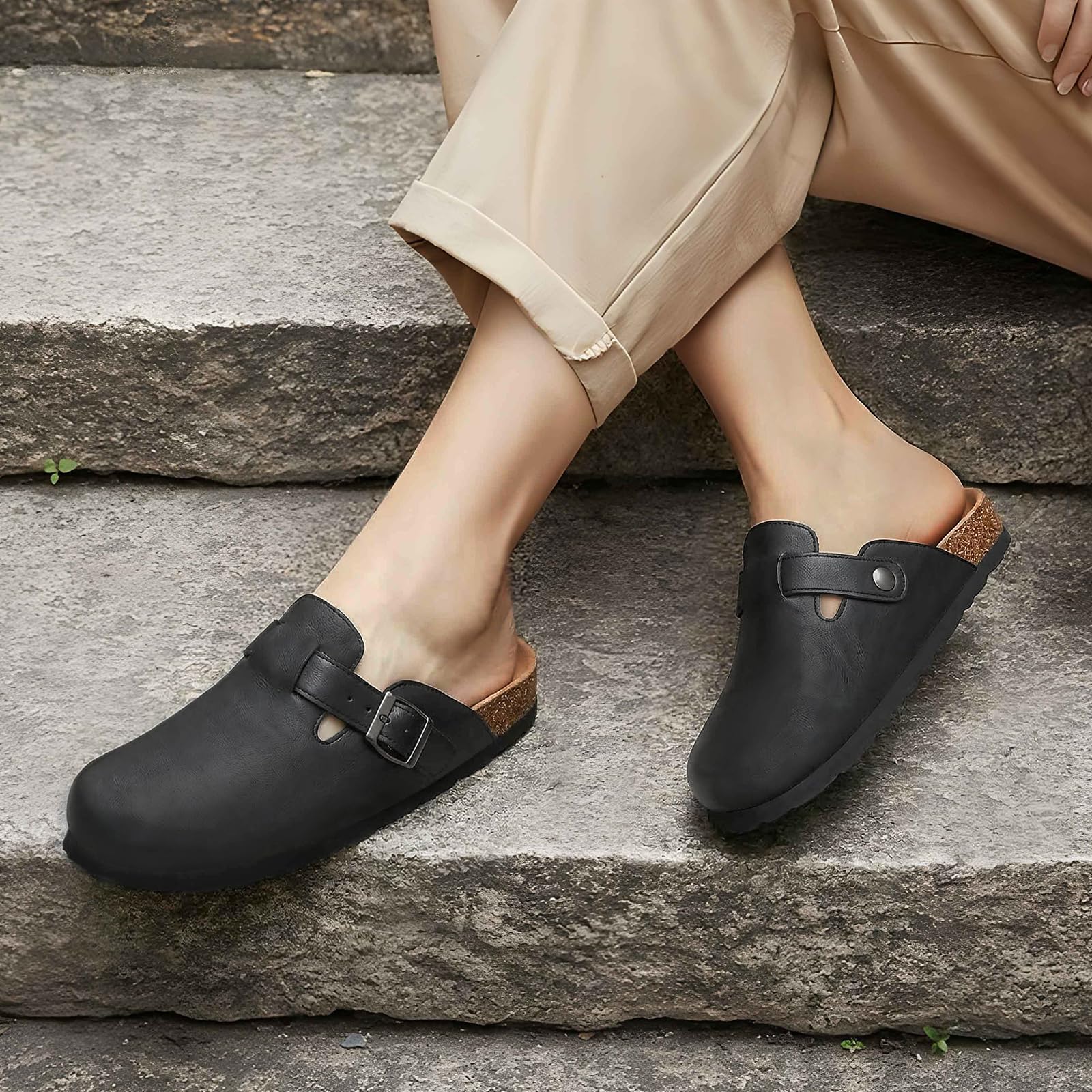 Litfun Cork Footbed Clogs Vega - Women'S Shoes Vegan recension och pris