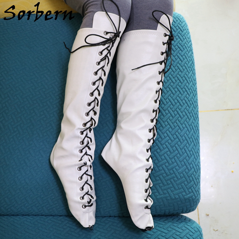 Sorbern White Ballet Heelless  - Women'S Shoes Vegan recension och pris