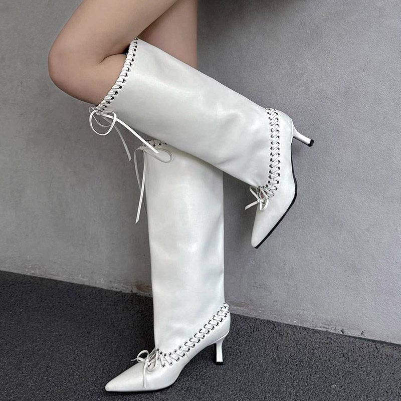 Women Knee High Boots Pointed  - Women'S Shoes In Size 12 recension och pris