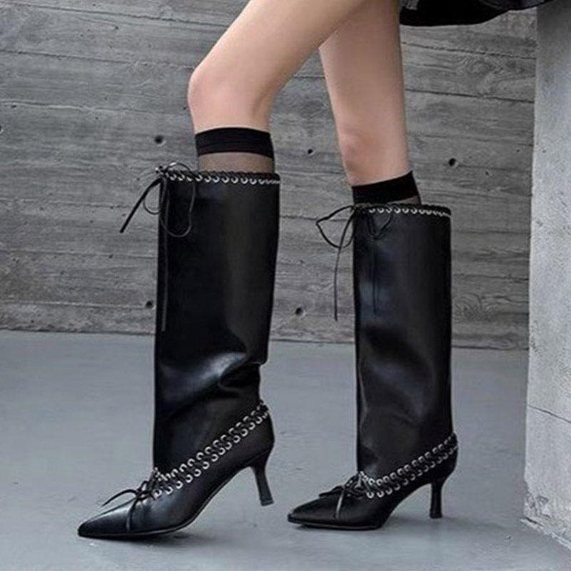 Women Knee High Boots Pointed  - Women'S Shoes In Size 12 recension och pris