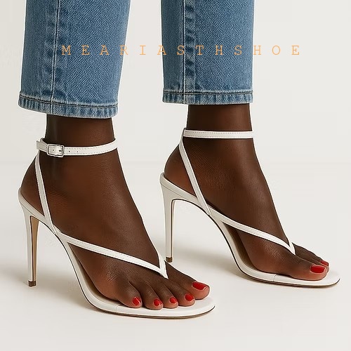 Beige Black Cross Straps Flip- - Women Shoes Black recension och pris