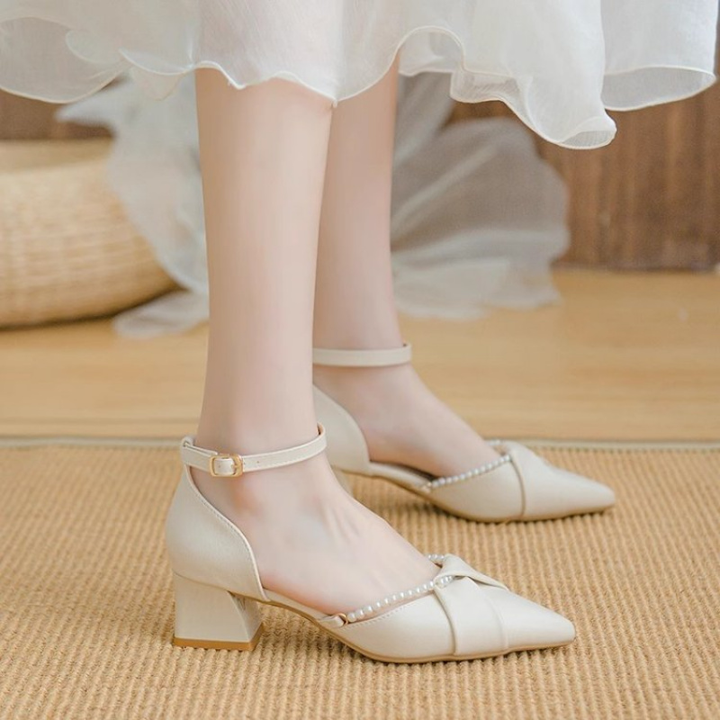 Pearl Ankle Strap High Heels 2 - Women'S Shoes For Wide Feet recension och pris