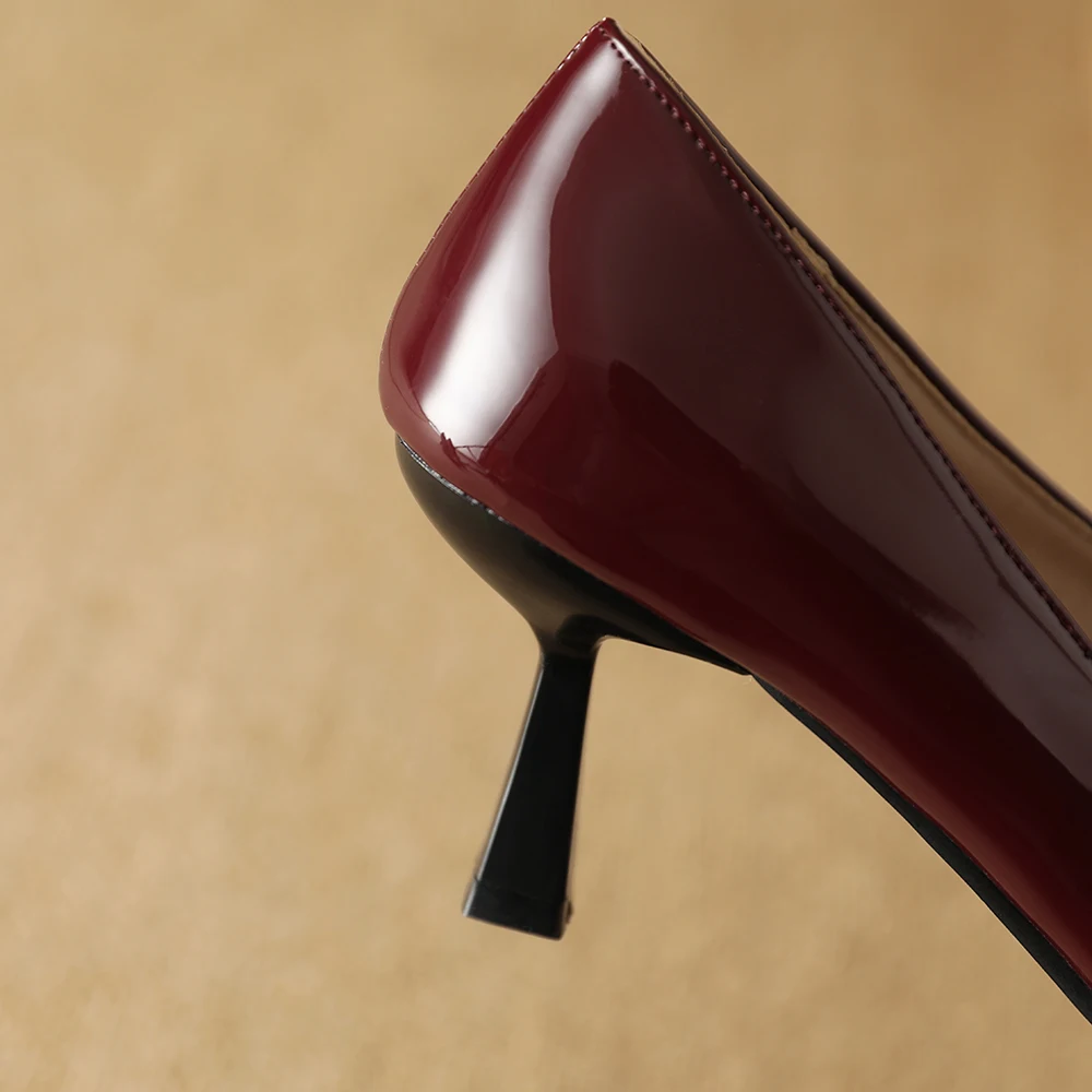 Spring New Mature Black Wine R - Women'S Shoes In Size 12 recension och pris