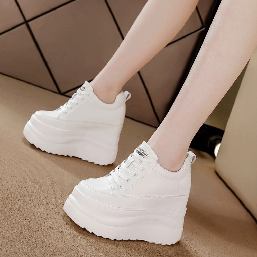 Casual Sneakers Women's Spring - Wedge Heeled Sneaker recension och pris