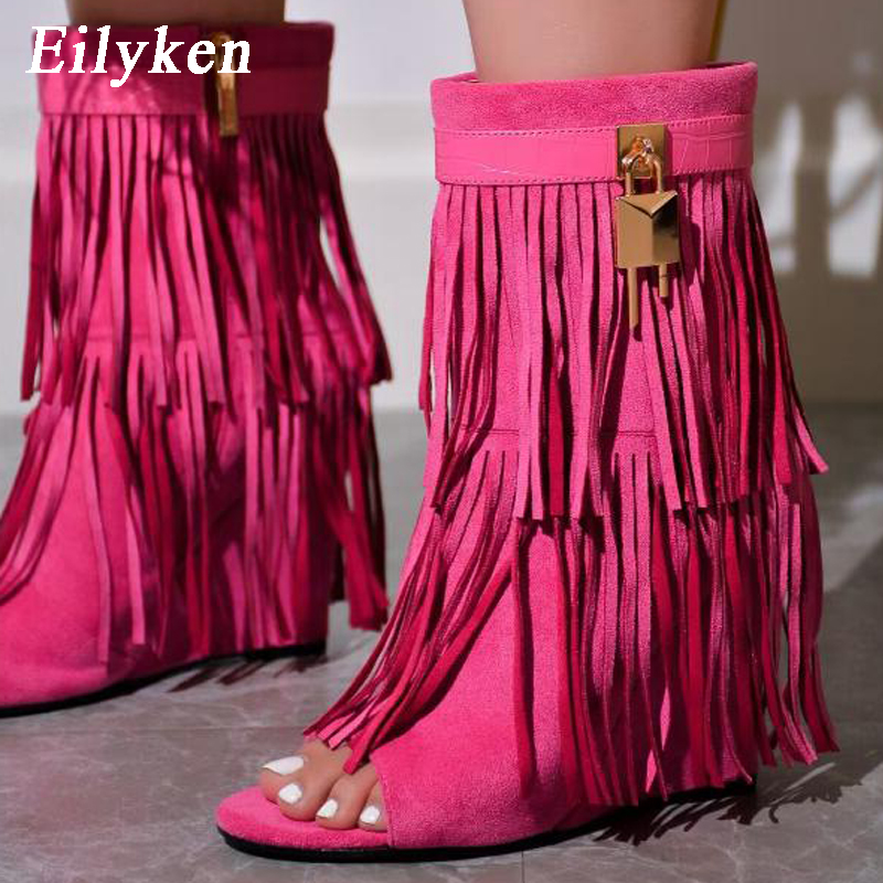 Eilyken Designer Fringe Wedges - Wedge Heeled Sneaker recension och pris