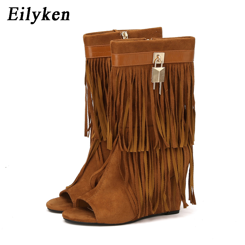 Eilyken Designer Fringe Wedges - Wedge Heeled Sneaker recension och pris